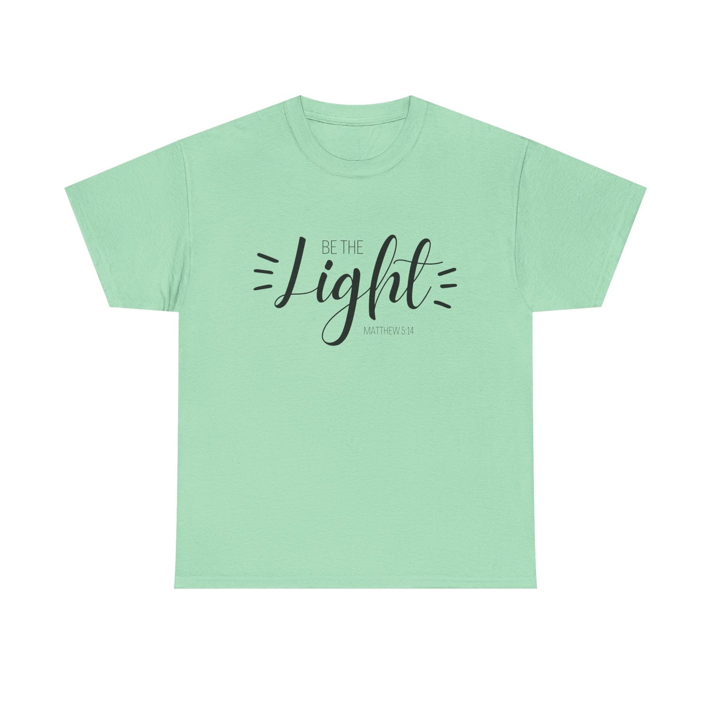 Unisex Heavy Cotton Tee - 'Be the Light'