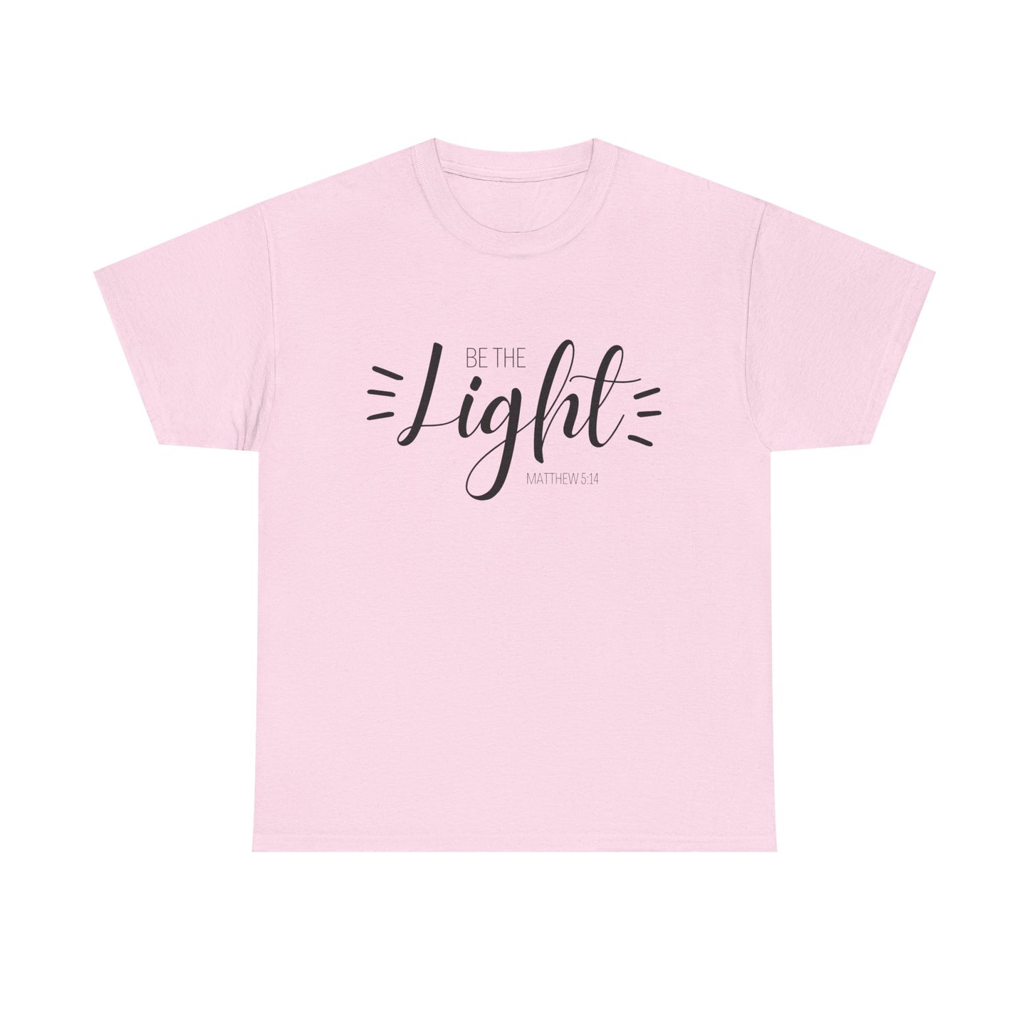 Unisex Heavy Cotton Tee - 'Be the Light'