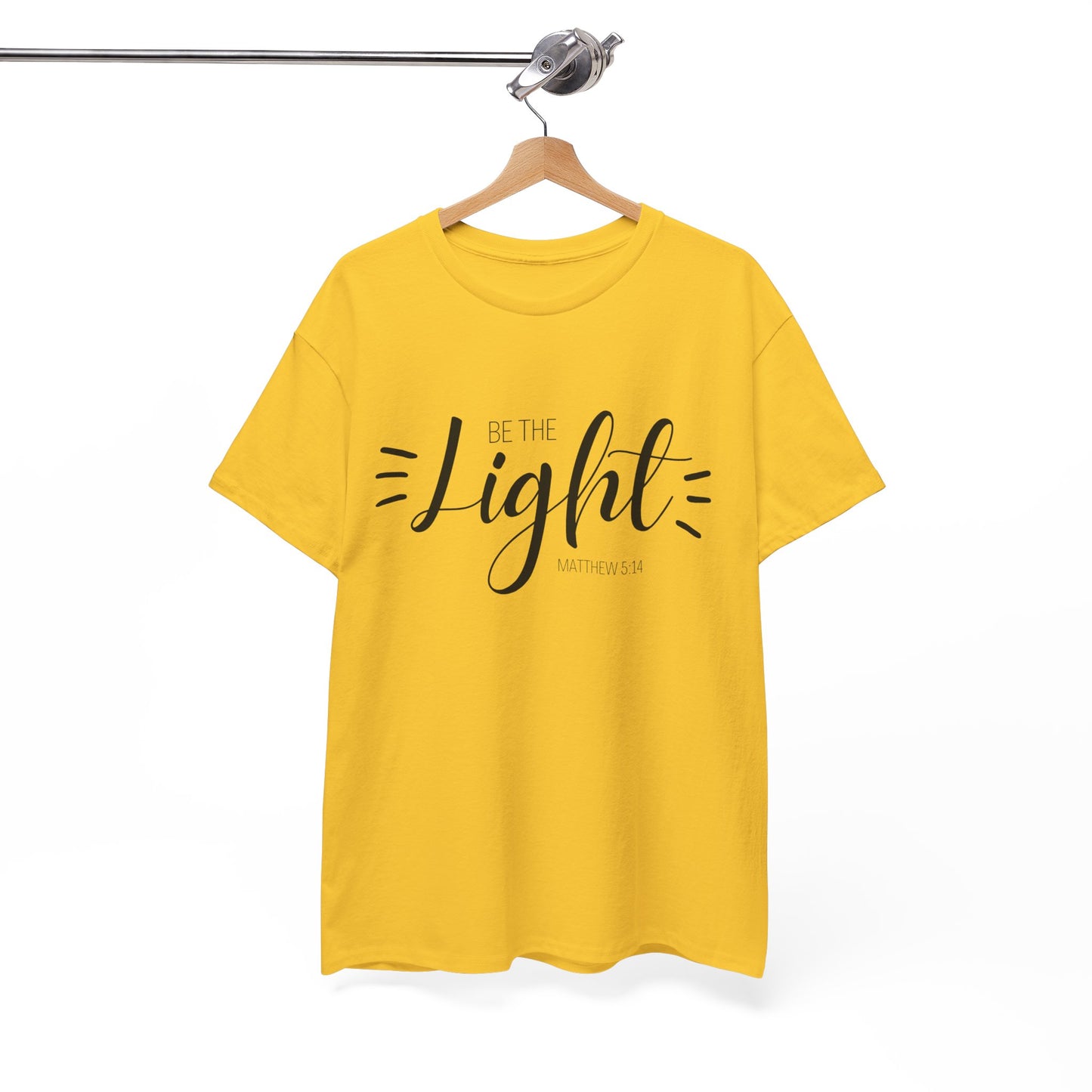Unisex Heavy Cotton Tee - 'Be the Light'
