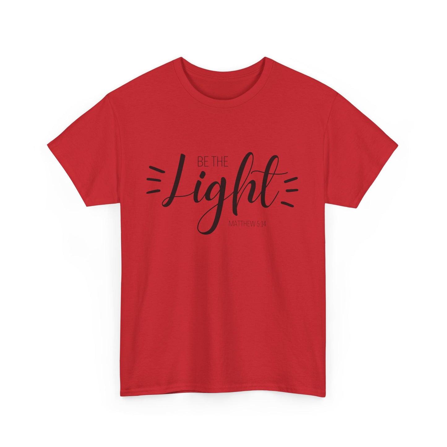 Unisex Heavy Cotton Tee - 'Be the Light'