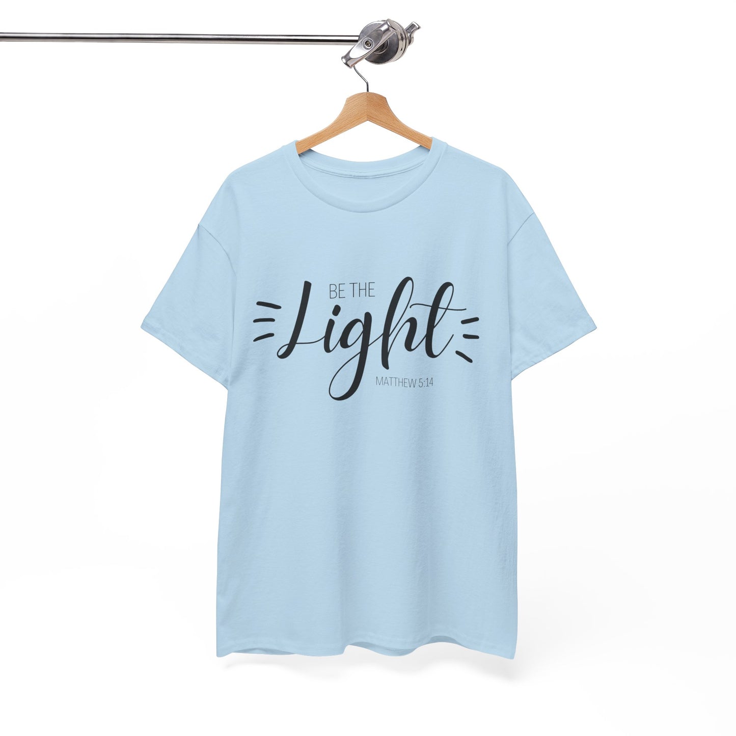 Unisex Heavy Cotton Tee - 'Be the Light'