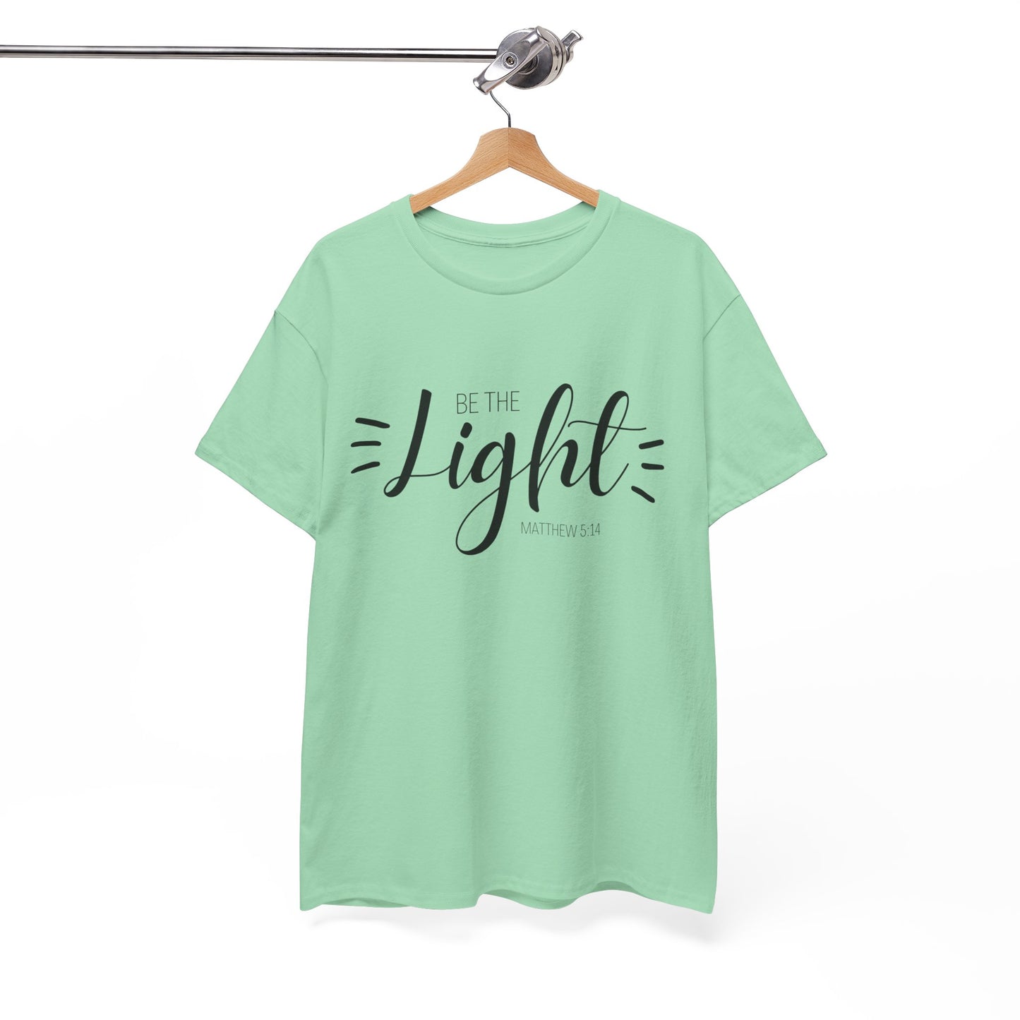 Unisex Heavy Cotton Tee - 'Be the Light'
