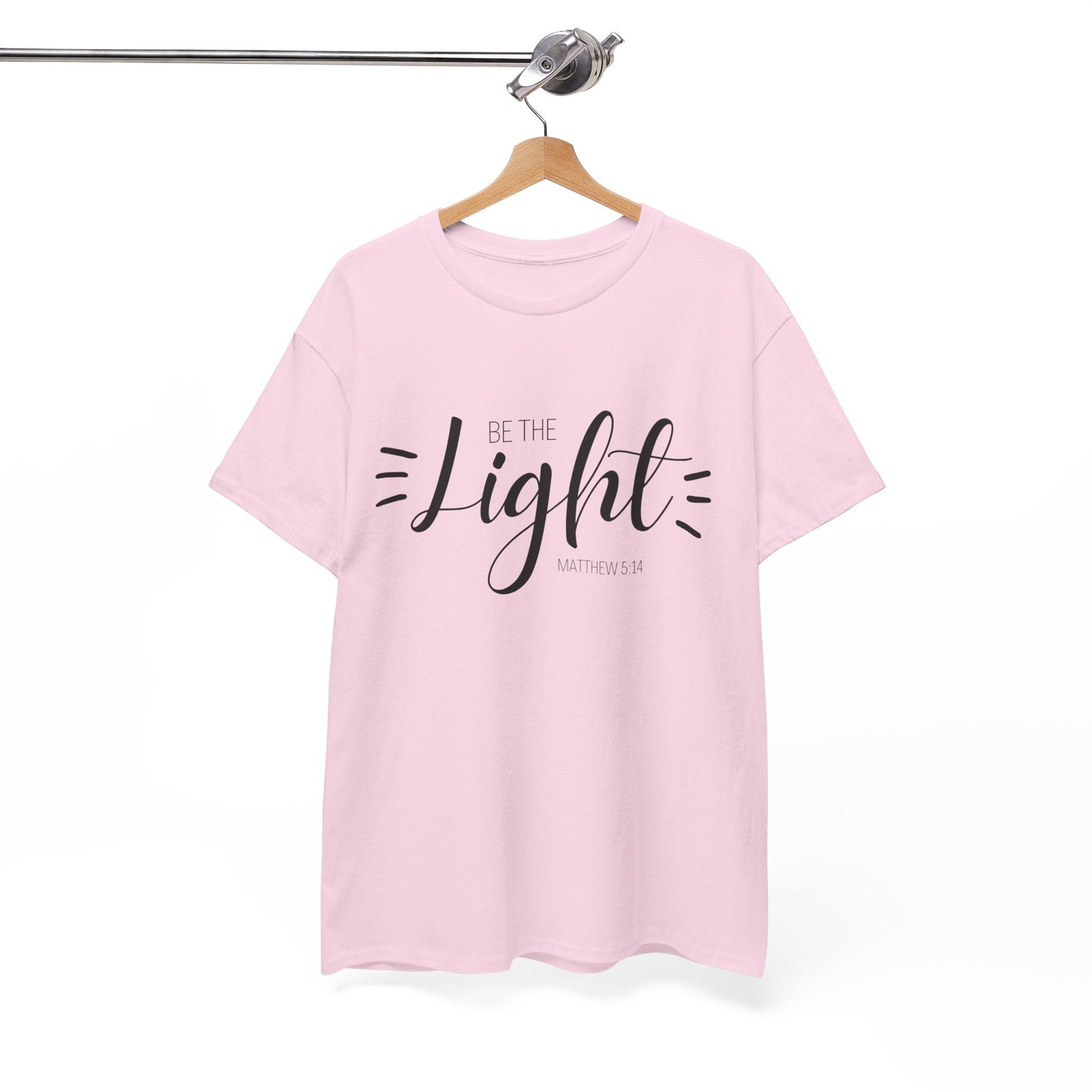 Unisex Heavy Cotton Tee - 'Be the Light'