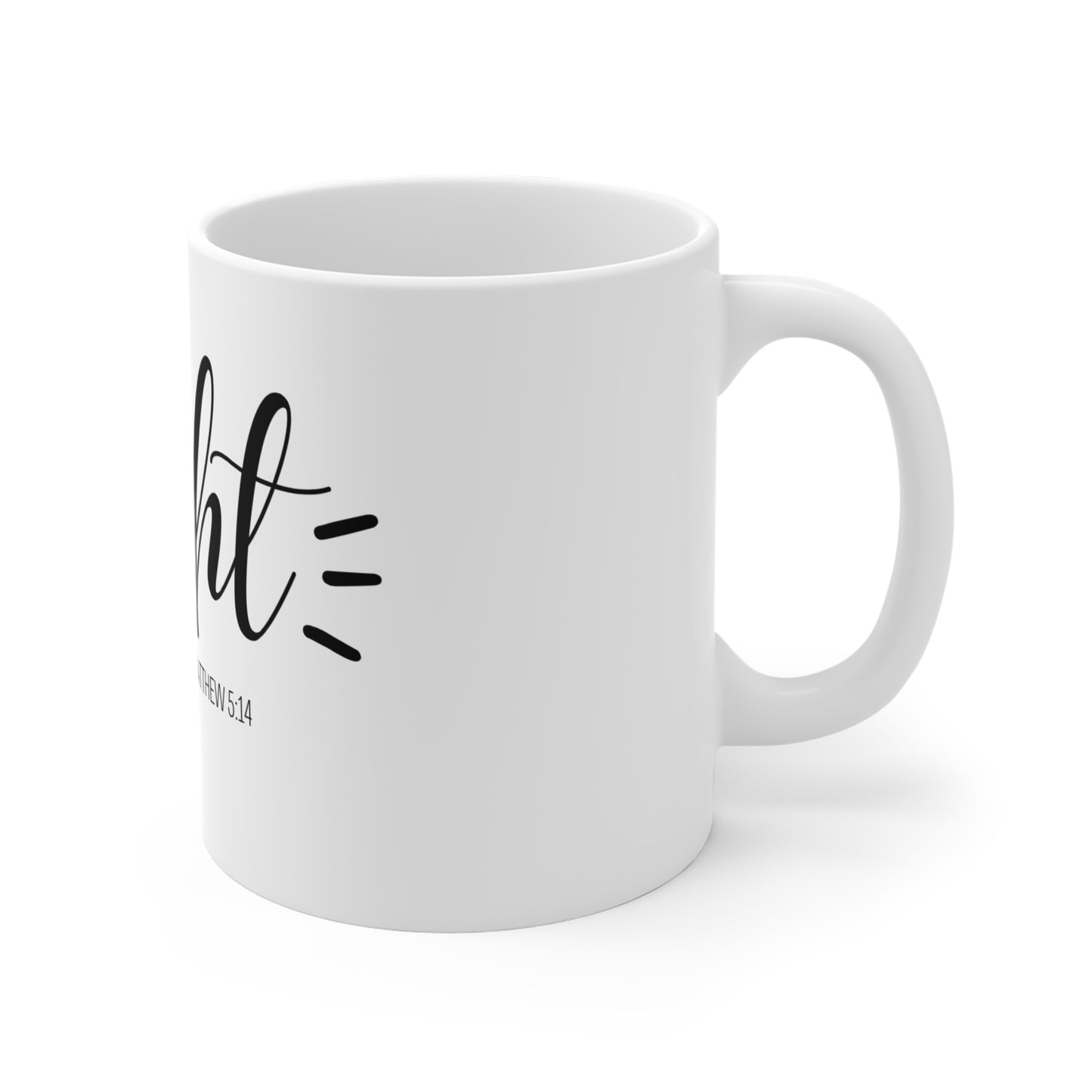 Inspirational Coffee Mug - Be the Light - Matthew 5:14