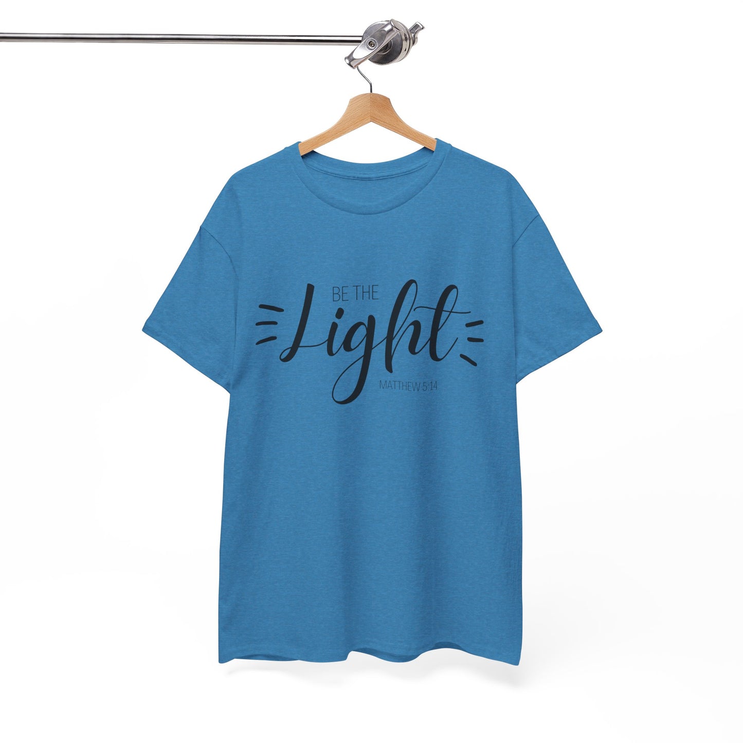 Unisex Heavy Cotton Tee - 'Be the Light'