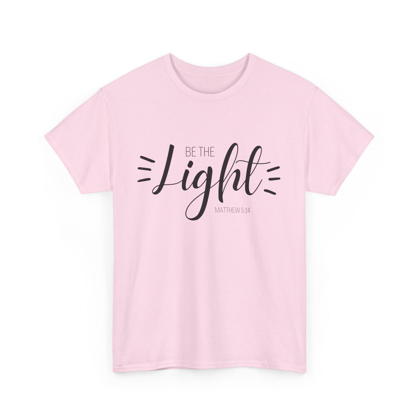 Unisex Heavy Cotton Tee - 'Be the Light'