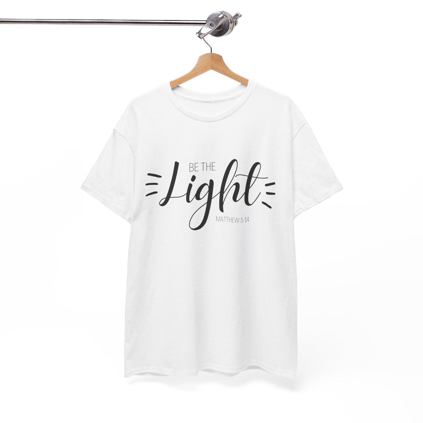 Unisex Heavy Cotton Tee - 'Be the Light'