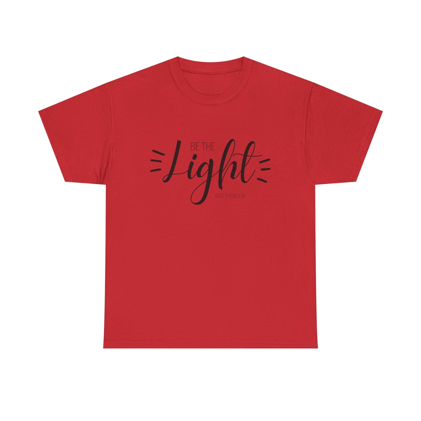 Unisex Heavy Cotton Tee - 'Be the Light'