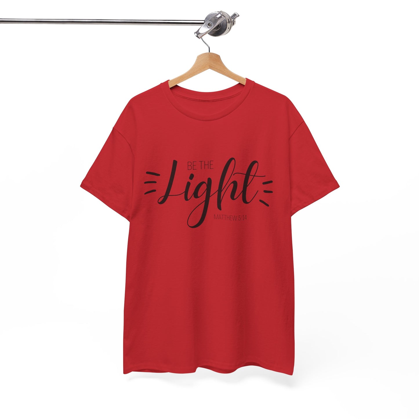 Unisex Heavy Cotton Tee - 'Be the Light'