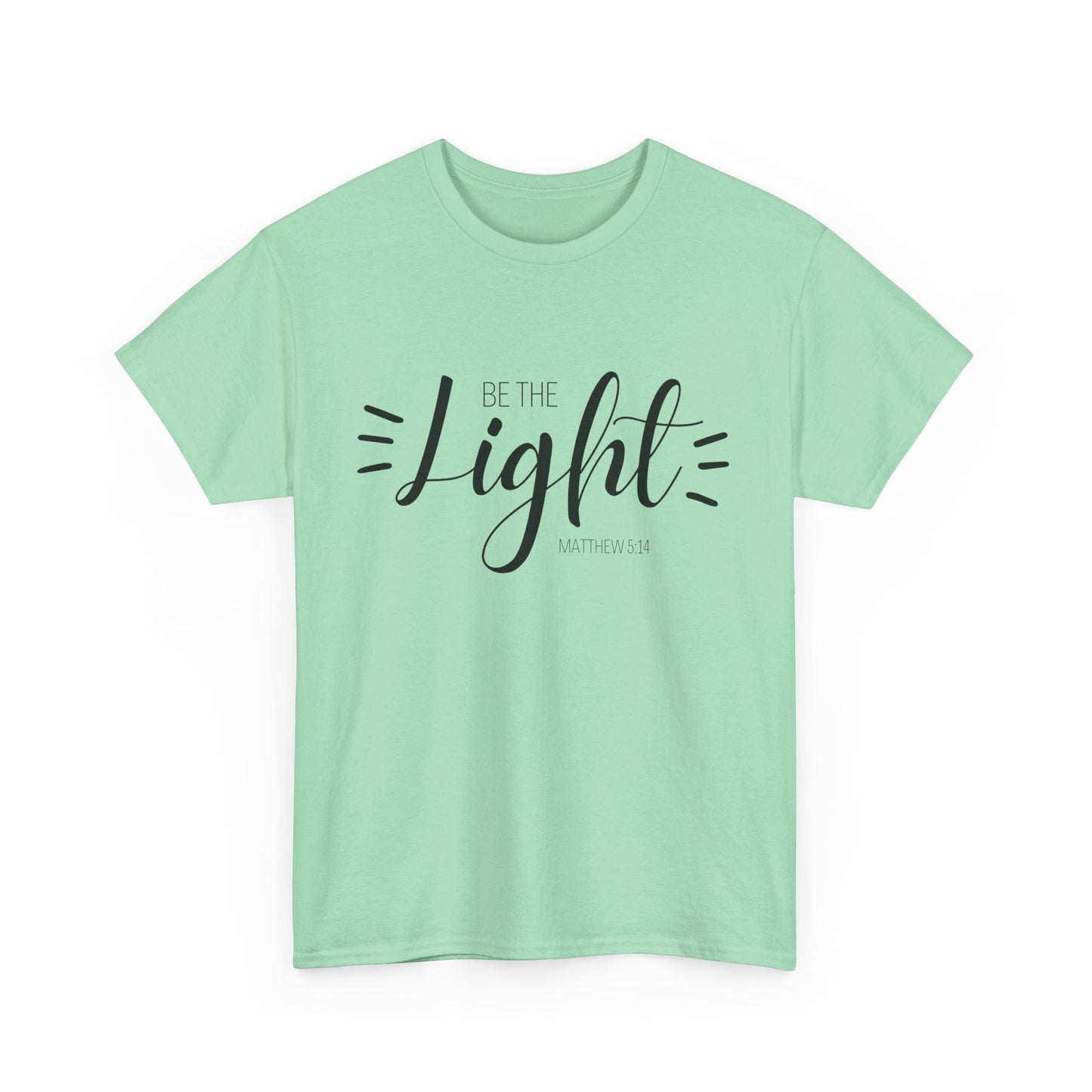 Unisex Heavy Cotton Tee - 'Be the Light'