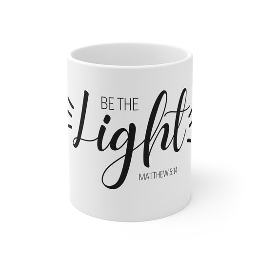 Inspirational Coffee Mug - Be the Light - Matthew 5:14