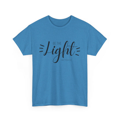 Unisex Heavy Cotton Tee - 'Be the Light'