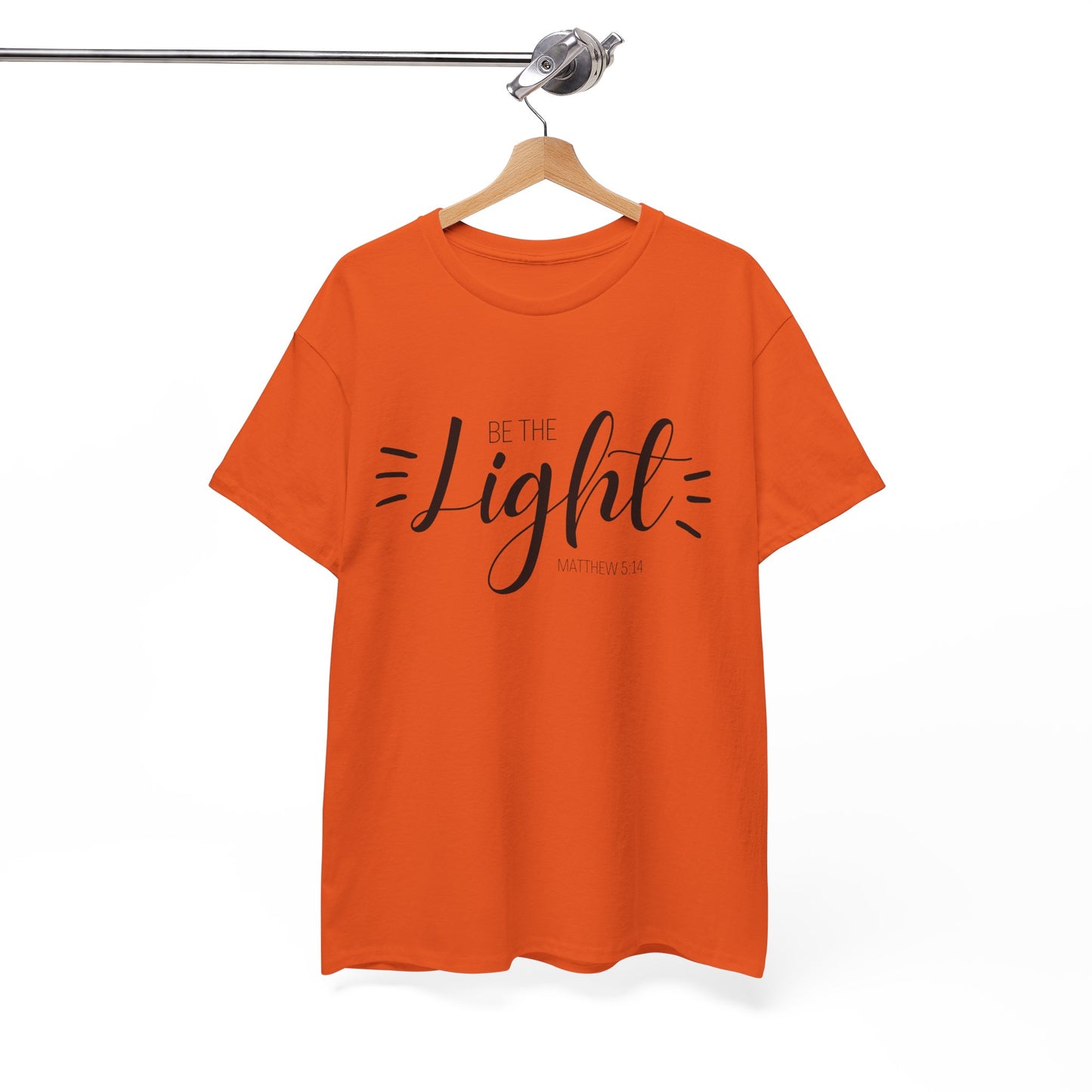 Unisex Heavy Cotton Tee - 'Be the Light'