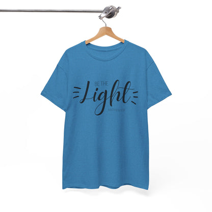 Unisex Heavy Cotton Tee - 'Be the Light'