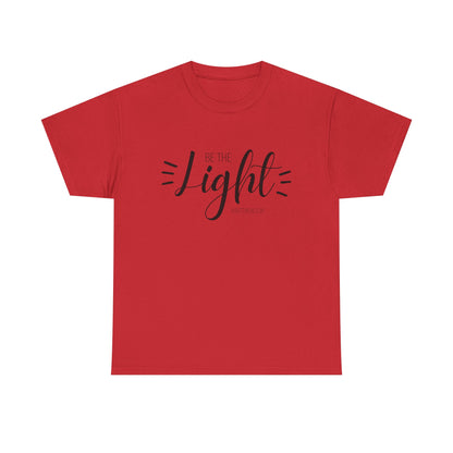 Unisex Heavy Cotton Tee - 'Be the Light'